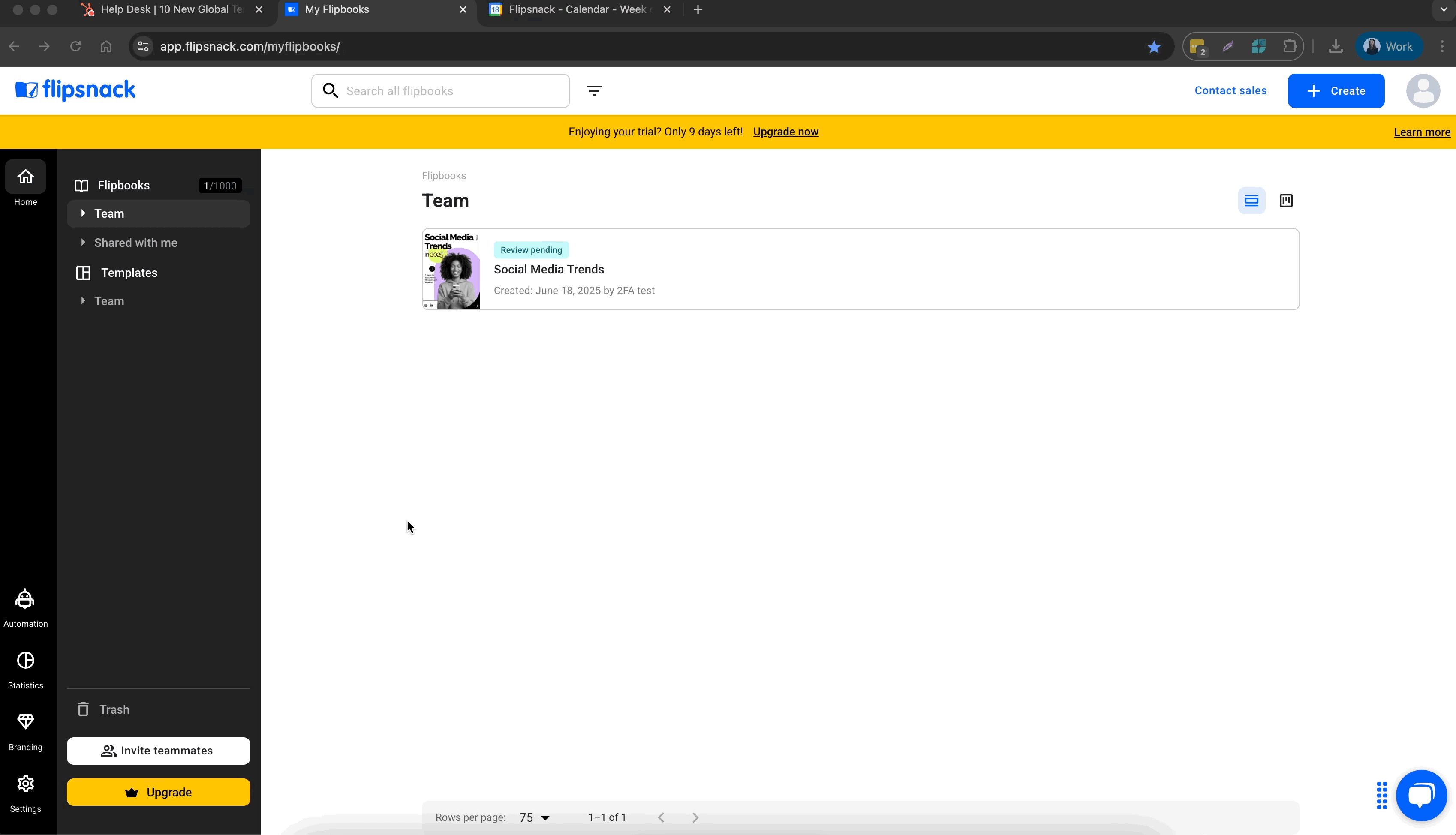 Flipsnack Access Approval