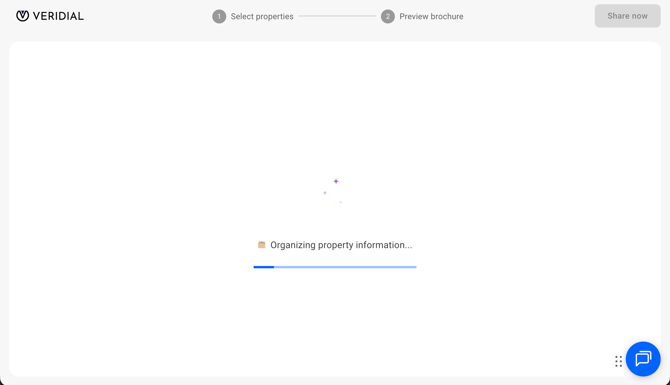 Your brochure is being generated