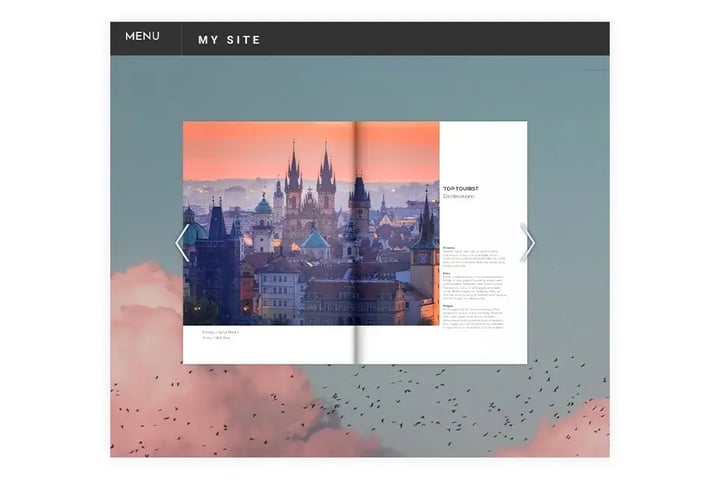 embedded flipbook flipsnack