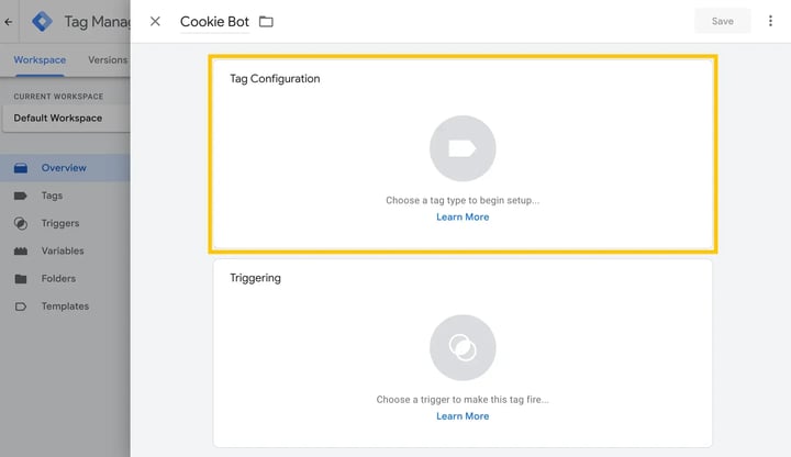 Select tag Configuration