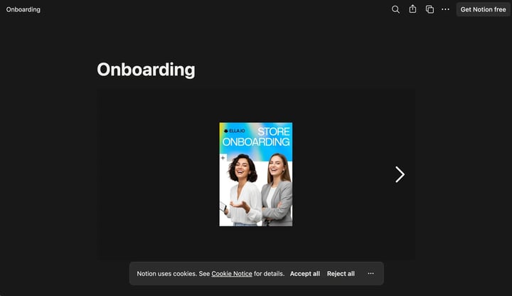 The embedded flipbook is live on your Notion page
