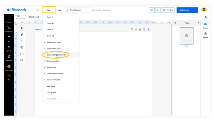 show-or-hide-settings-inspector