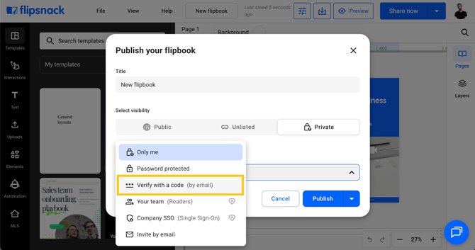 OTP - verify via code