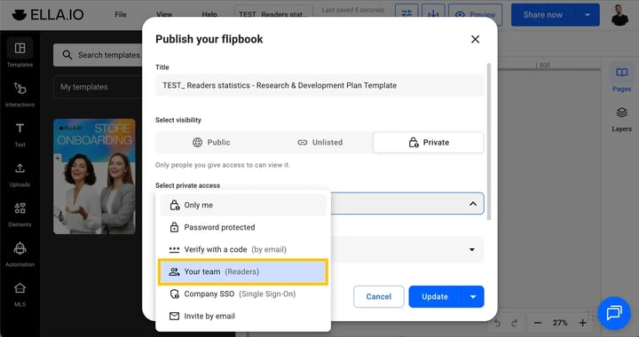 Publish for readers