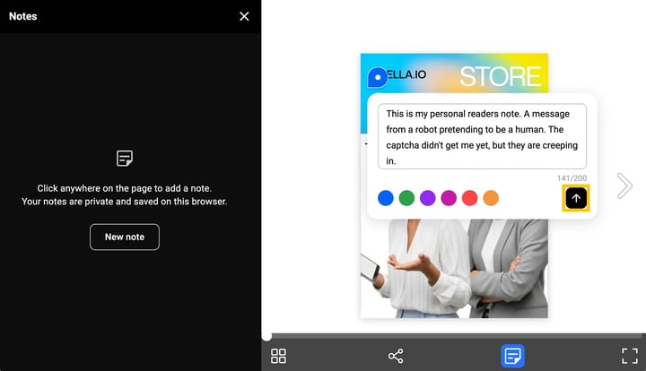 Accessing Readers Notes