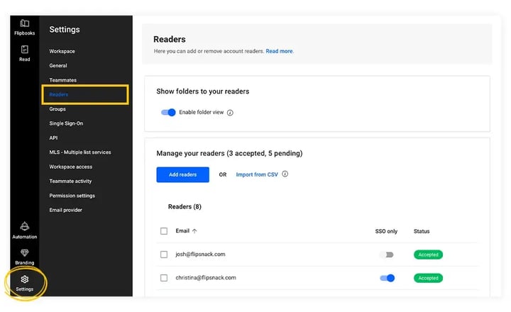 Readers-panel-in-the-main-dashboard