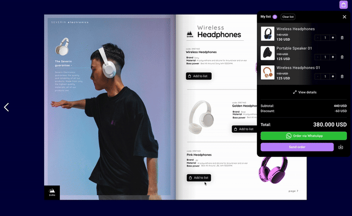 shopping list expanded view mode
