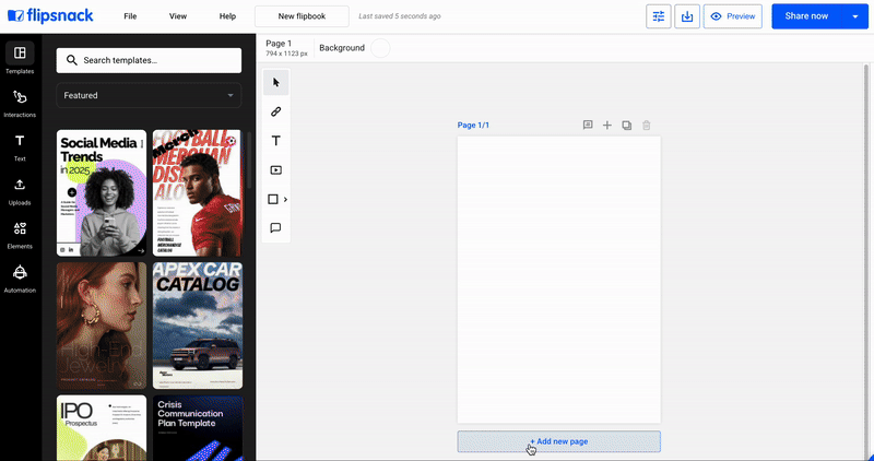 my templates and apply the pages