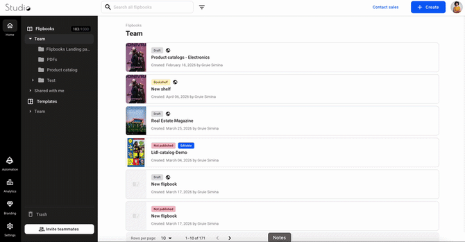 Add your brand kit (fonts, colors, logo, typography) in Flipsnack Changing your flipbook's appearance Customizing order options for product catalogs Enforcing branding guidelines with locked templates Changing your flipbook's branding settings Customizing the background color of a flipbook Changing your flipbook's menu controls Branding and customization options overview