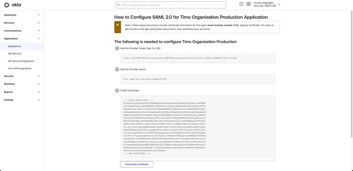 How to configure SAML 2.0 for Flipsnack