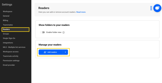 add readers