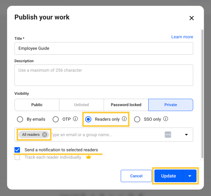 publish-modal-with-readers-only-option-checked