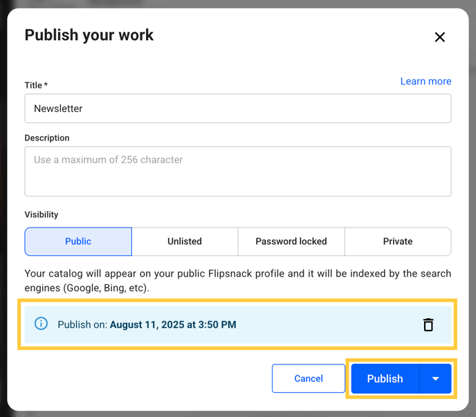 modal-with-publish-date-scheduled-in-flipsnack