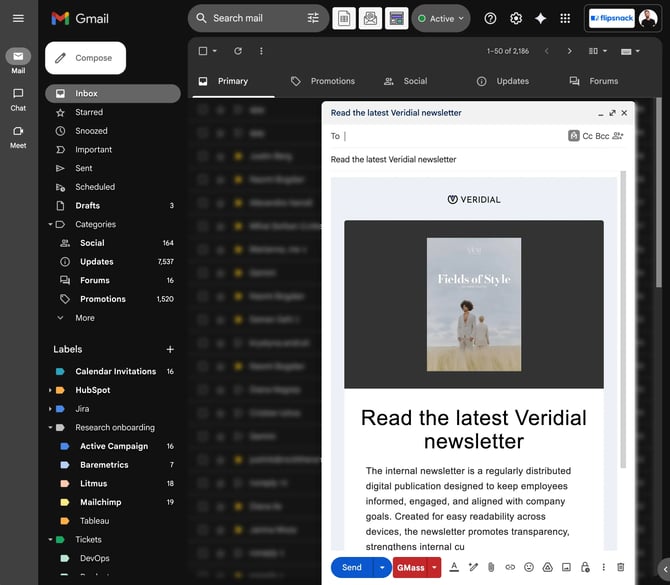 Add html code to gmail