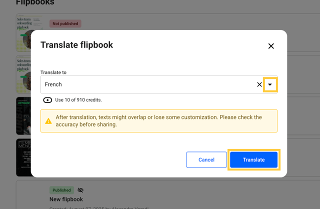 select-the-language-and-click-on-translate
