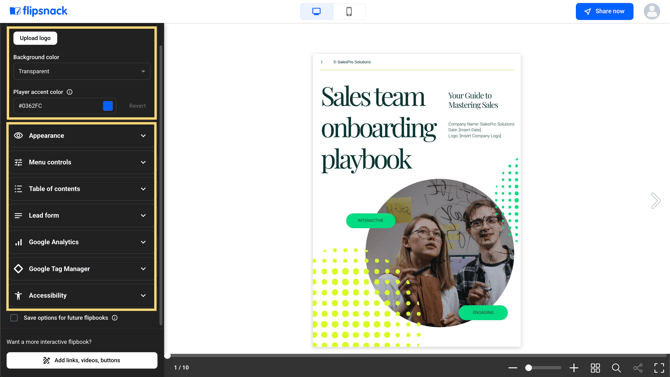 customize-options-in-flipsnack