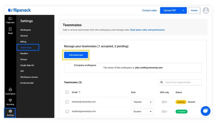 add-teammates-in-a-classroom-workspace