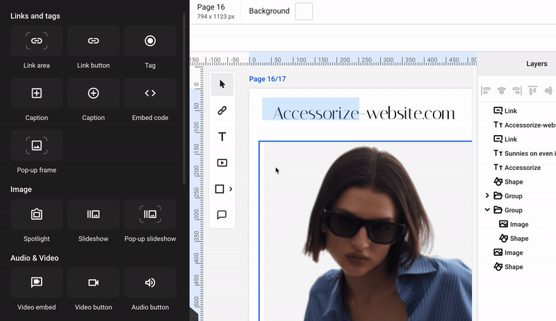 change-the-link-area-and-its-opacity-in-design-studio
