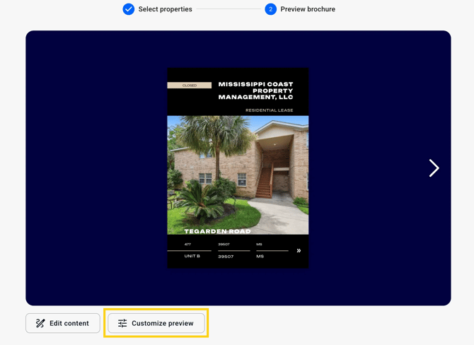 click customize preview-mh