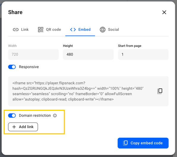 copy code and put domaon restrictions-mh
