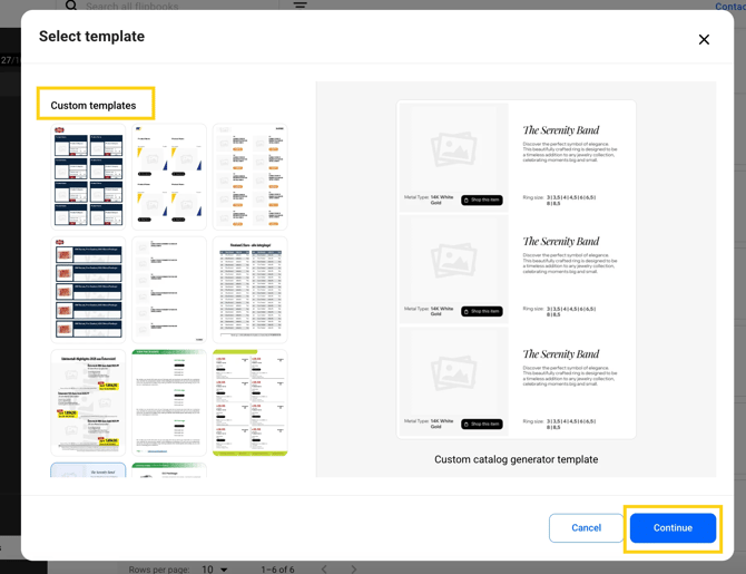 custom templates in Flipsnack-mh