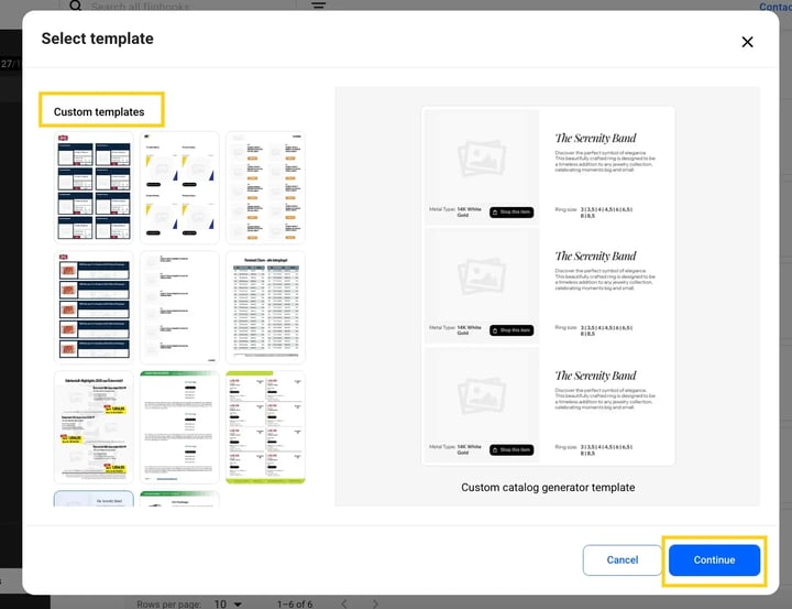 custom templates in Flipsnack-mh