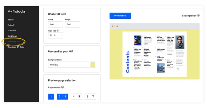 FlippingBook Online Update: GIFs in Your Flipbooks