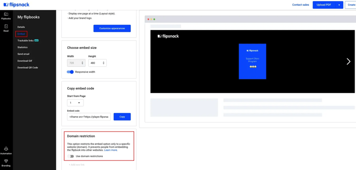 domain restriction