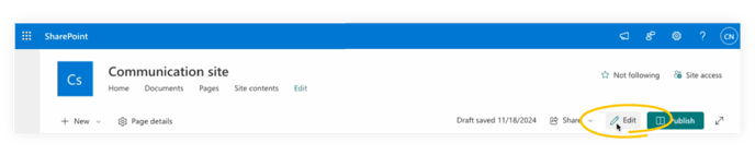edit-web-page-button-on-share-point