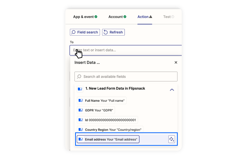 How to automate gmail notifications for flipbook lead form submissions
