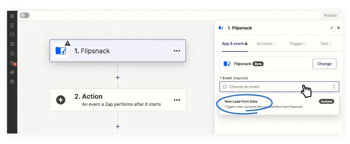 events-list-for-flipsnack-integration-in-zapier