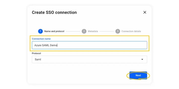 first-step-in-creating-a-new-sso-connection-in-flipsnack-is-to-enter-a-connection-name
