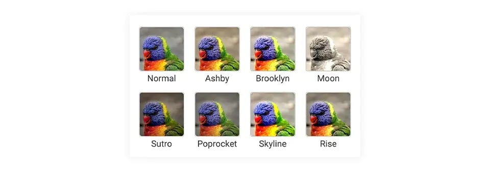 Stock Image Filtering Image filters