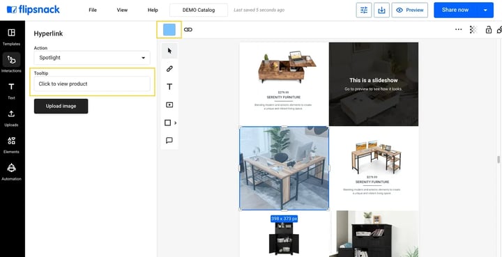 add a pop-up slideshow 