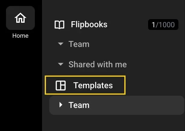 How to create folders in Templates