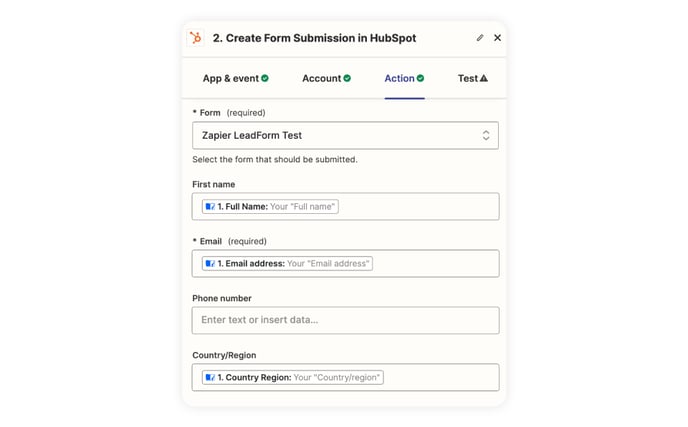 last-step-in-zapier-for-creating-a-form-sumbission-in-hubspot