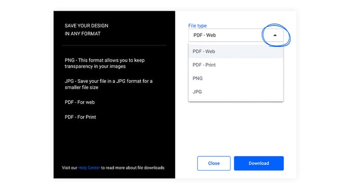 multiple-download-formats-in-Design-Studio