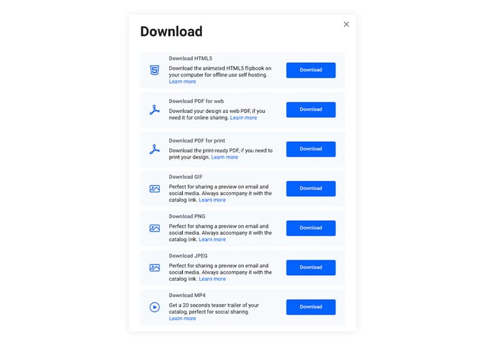 multiple-download-options-for-flipbook