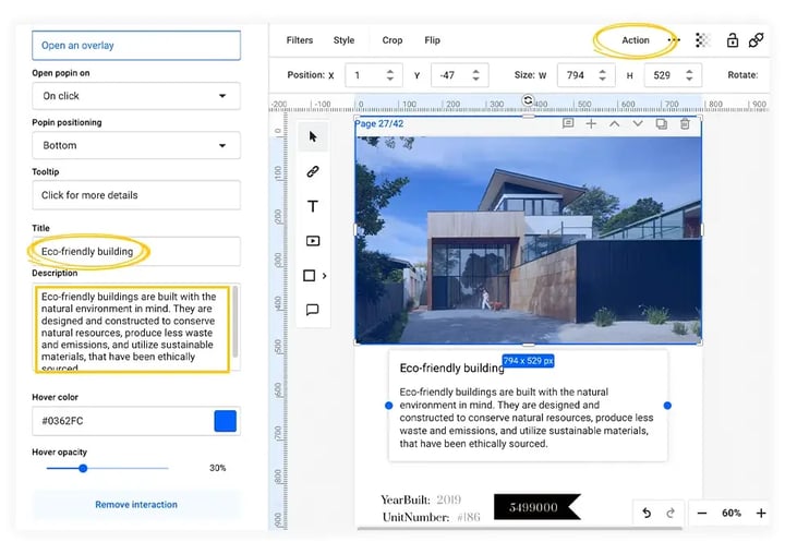 open-an-overlay-action-from-an-element-in-design-studio