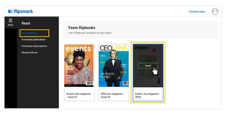 readers-dashboard-in-flipsnack