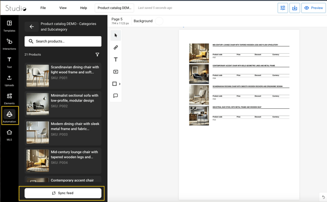 sync feed from google drive-mh