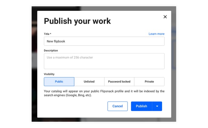 the-publishing-options-in-flipsnack