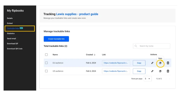 trackable-link-statistics-icon