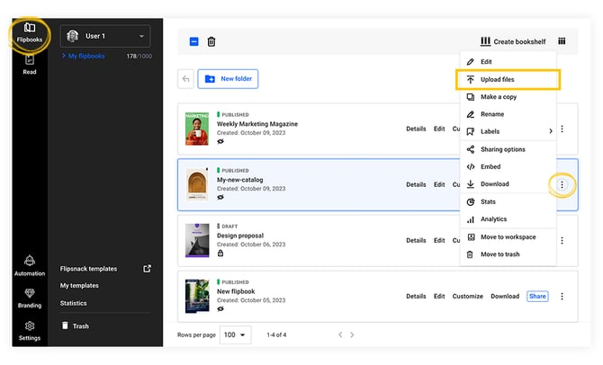 upload-new-files-in-a-flipbook