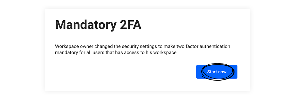 Setting up the mandatory 2FA in your Flipsnack account
