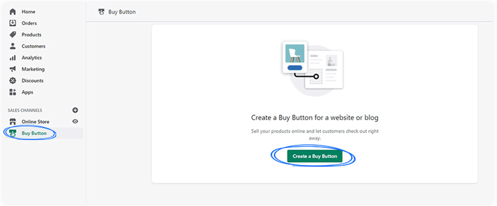Adding a buy button in Shopify