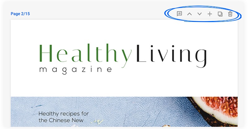 healthy living magazine editing in flipsnack