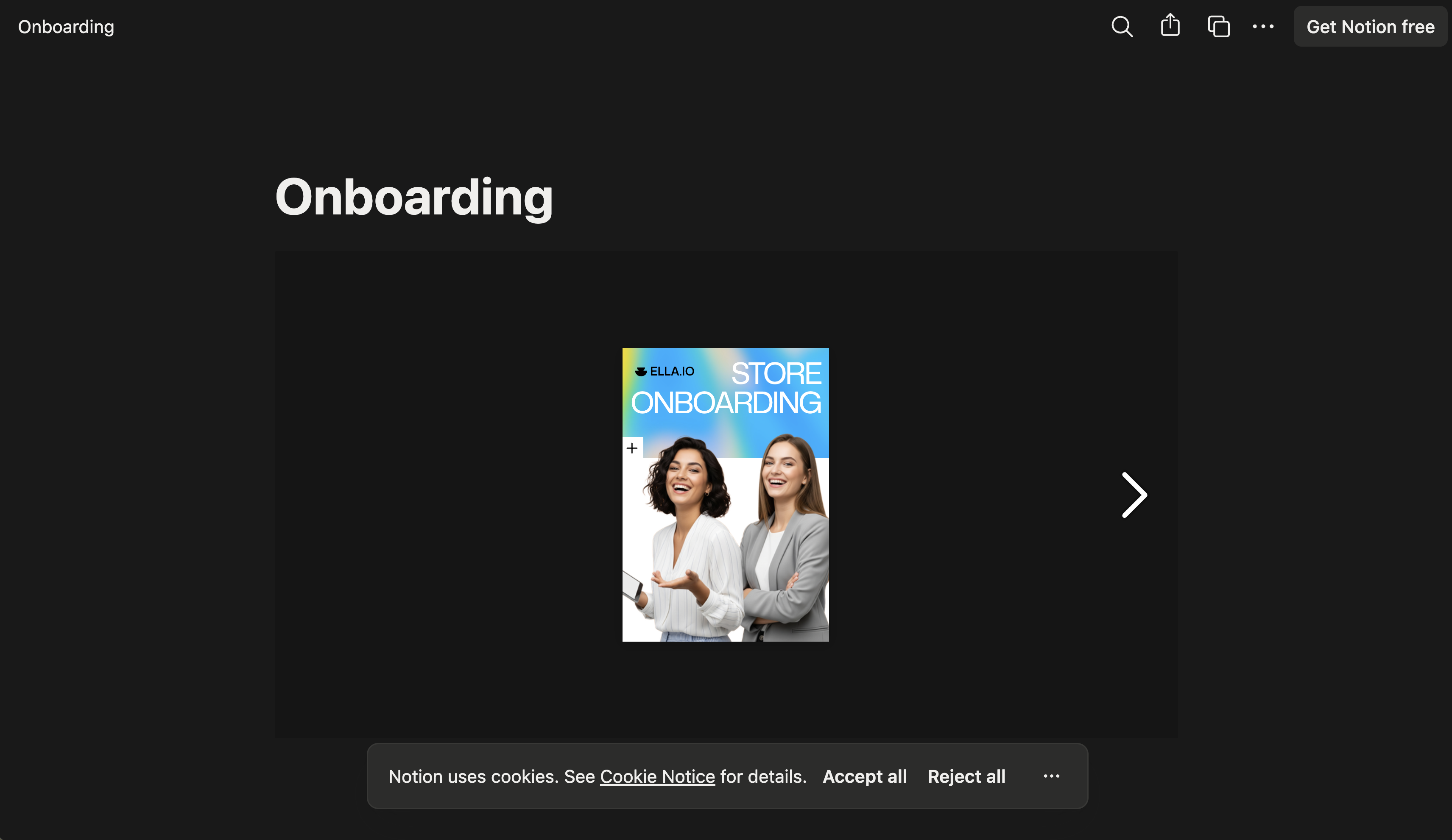 The embedded flipbook is live on your Notion page