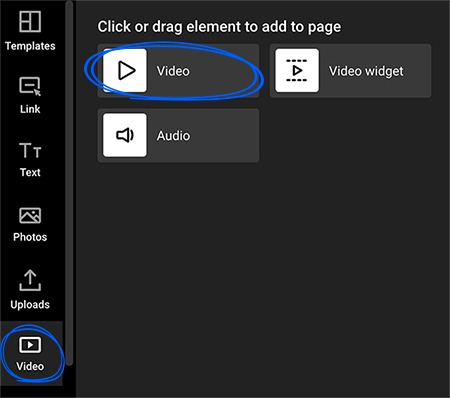 Adding the video button in Design Studio