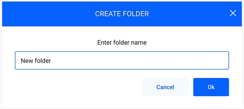 How to create a folder in Flipsnack